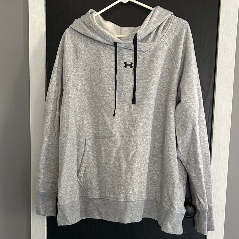 Under Armour Light Gray Pullover Hoodie